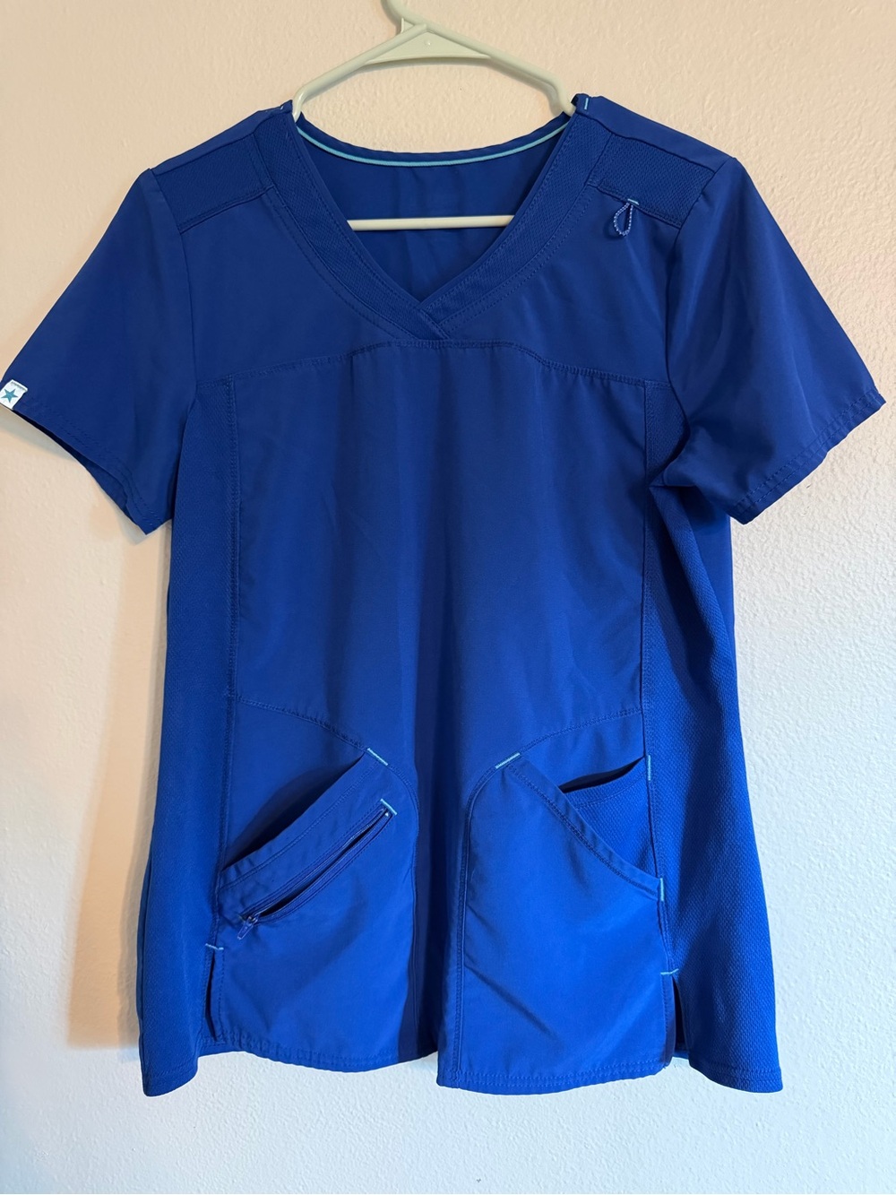 Scrubstar Royal Blue V-Neck Scrub Top